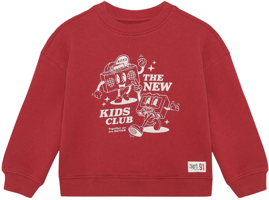 Noppies kids sweater rood