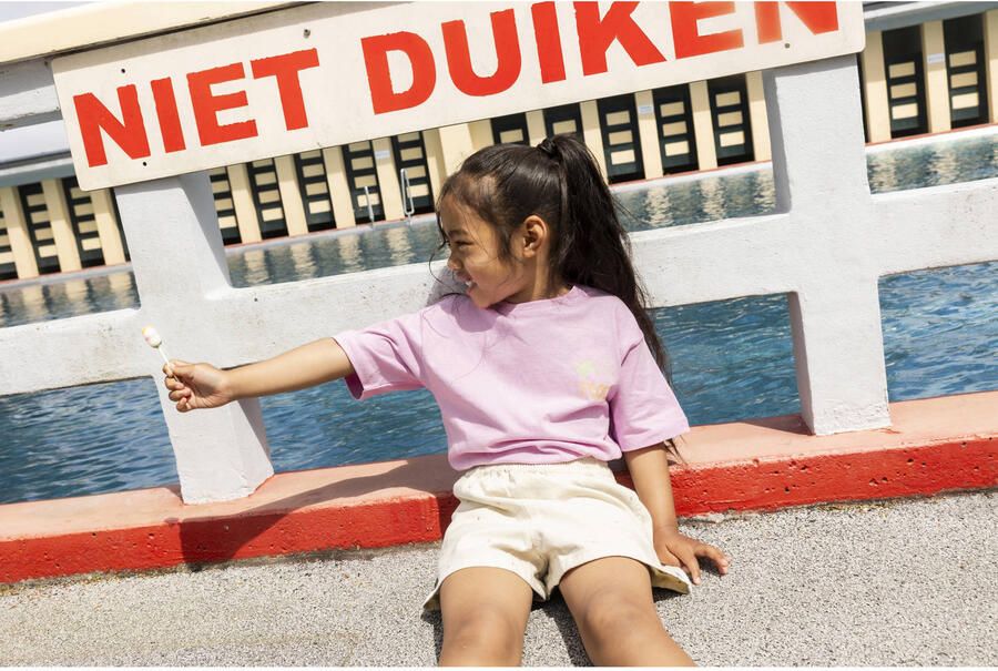 Noppies kids T-shirt met backprint roze - Foto 2