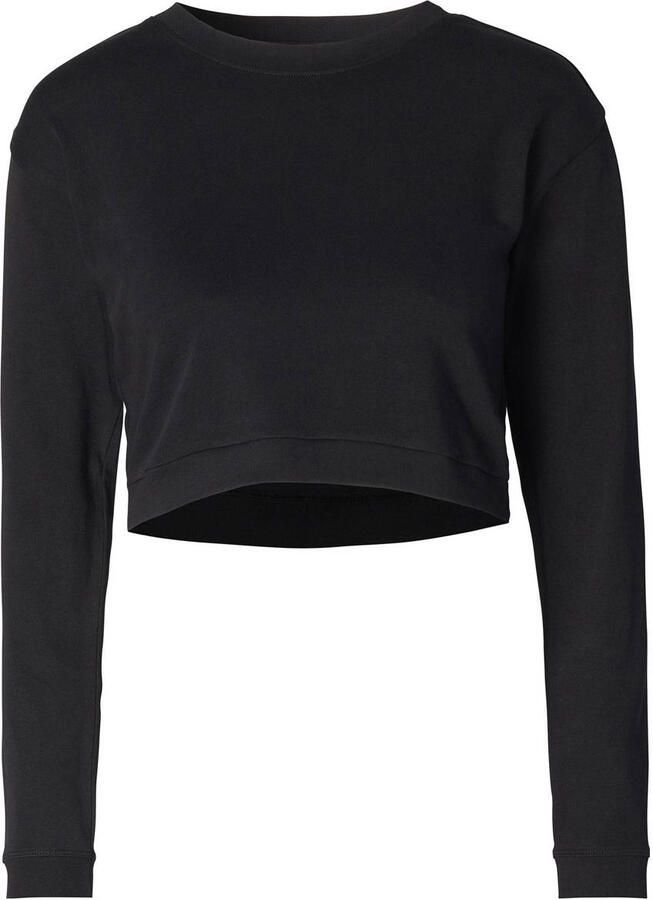 Noppies maternity crop zwangerschaps- en voedingstop Leela zwart