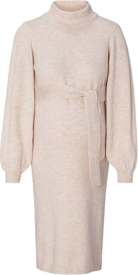 Noppies gebreide zwangerschaps- en voedingsjurk Mico beige Dames Acryl Col XXL