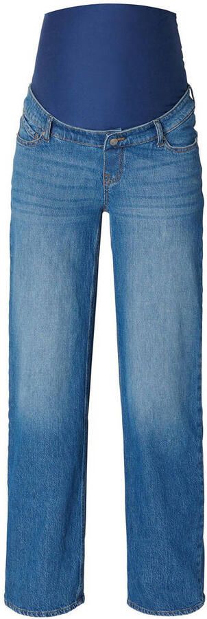 Noppies maternity high waist zwangerschapskleding wide leg jeans blauw - Foto 2