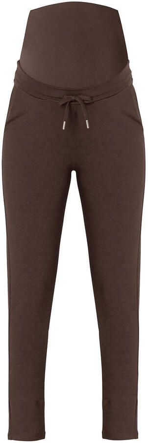 Noppies low waist skinny broek Renee donkerbruin Dames Viscose Effen XXL