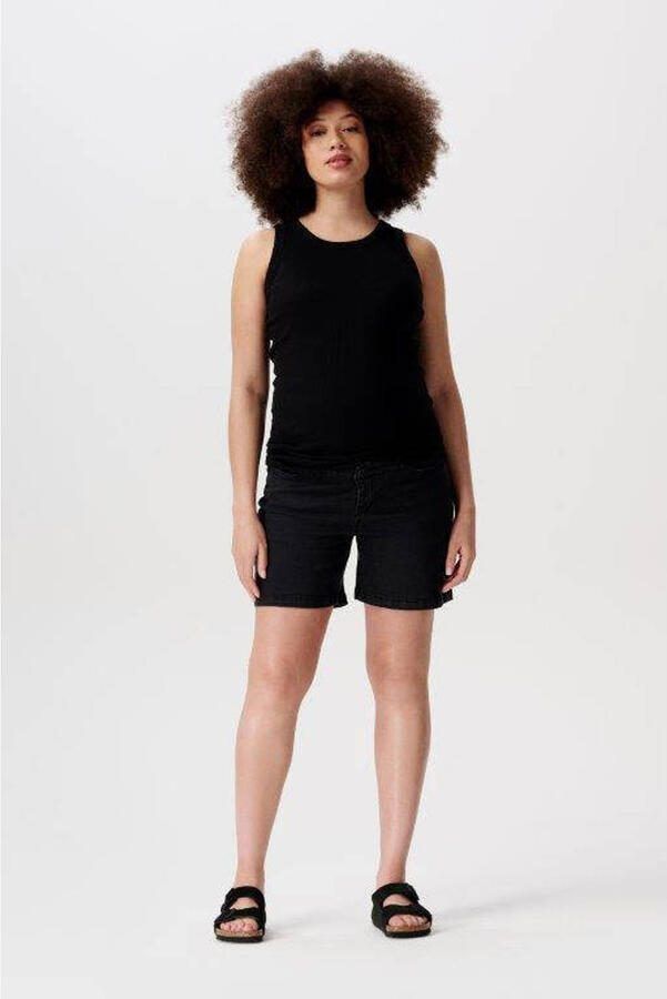Noppies maternity regular fit short Jamie black denim