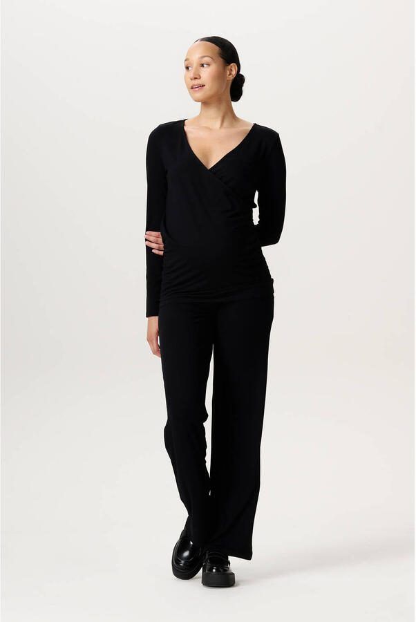 Noppies maternity wide leg zwangerschapsbroek Visby zwart - Foto 2