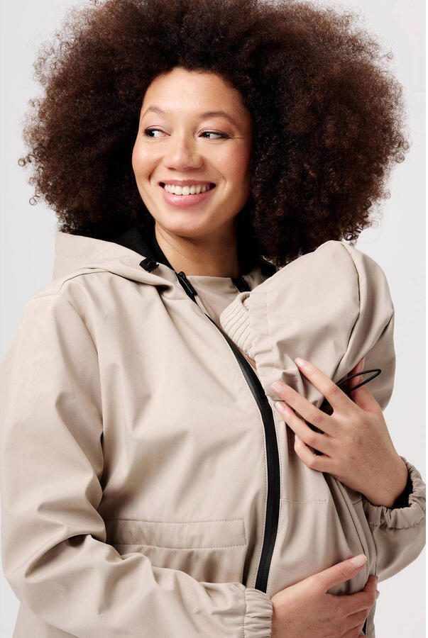 Noppies jas Rey beige Dames Polyester Capuchon Effen XXL - Foto 2