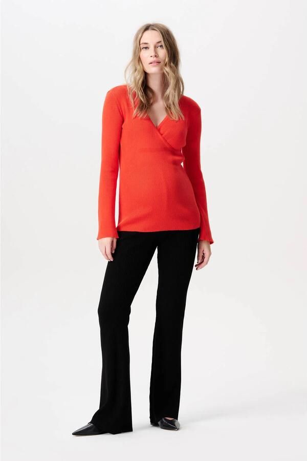 Noppies maternity zwangerschaps- en voedings blousetop rood - Foto 2