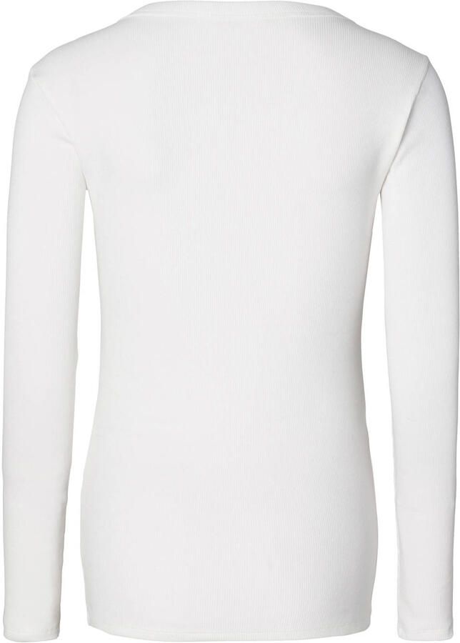 Noppies maternity zwangerschaps- en voedings longsleeve wit - Foto 2