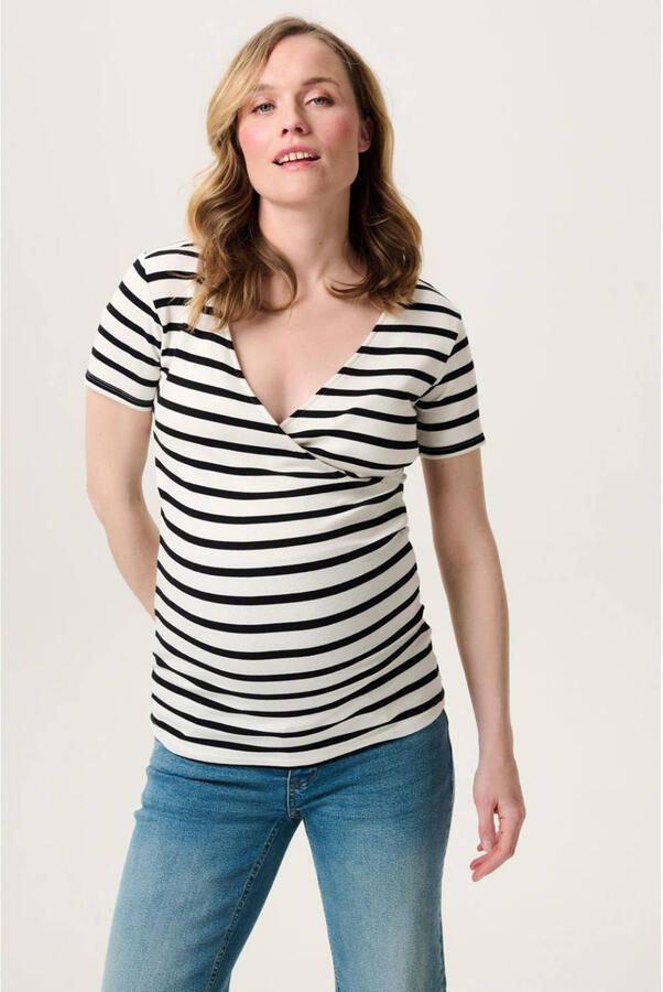 Noppies maternity zwangerschaps- en voedings top beige