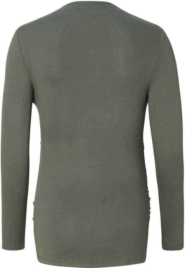 Noppies zwangerschaps- en voedingslongsleeve Rosa olijfgroen Dames Viscose Ronde hals XXL