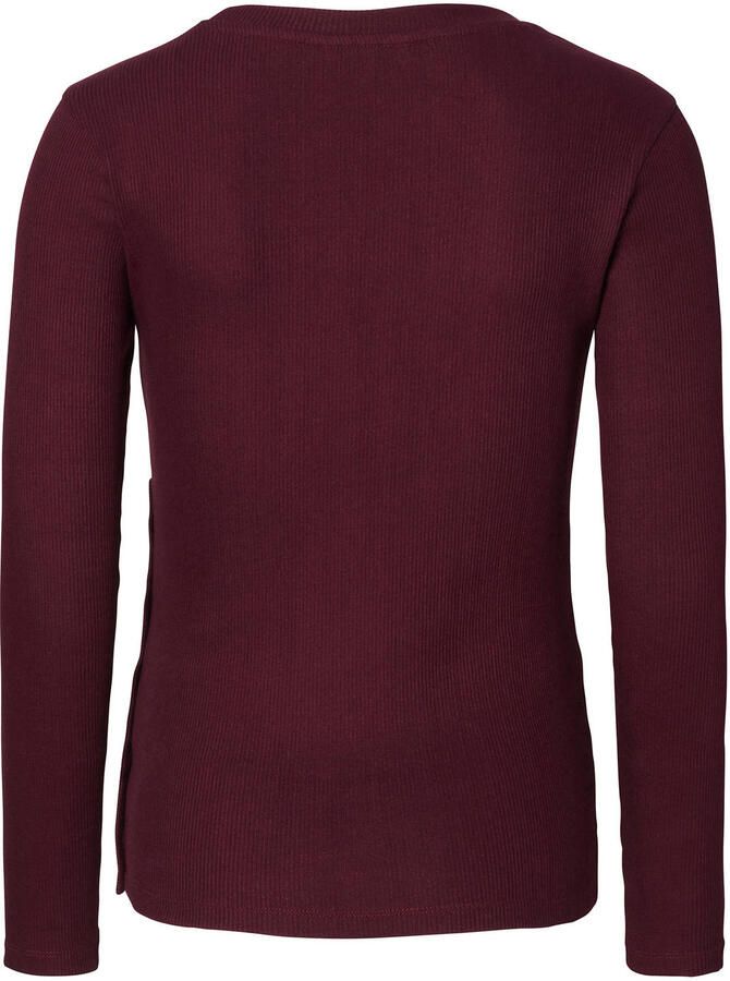Noppies maternity zwangerschaps longsleeve donkerrood - Foto 2
