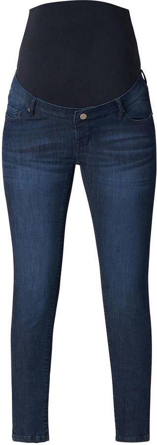 Noppies zwangerschaps skinny jeans Avi dark blue denim Blauw Dames Stretchdenim 26