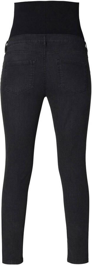 Noppies zwangerschaps skinny jeans black denim Zwart Dames Stretchdenim 27