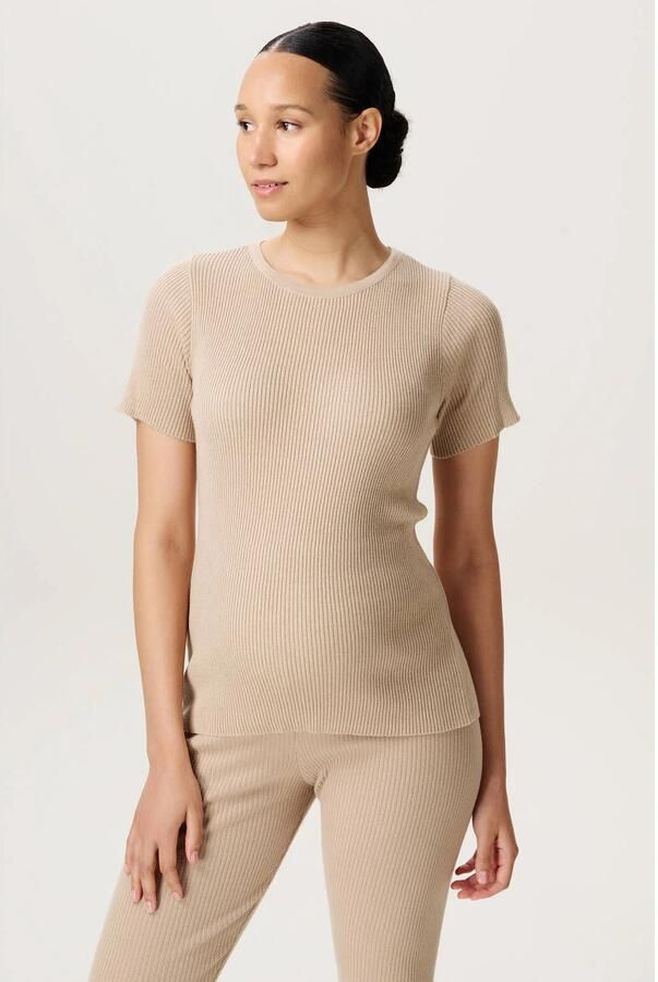 Noppies maternity zwangerschaps T-shirt beige - Foto 2