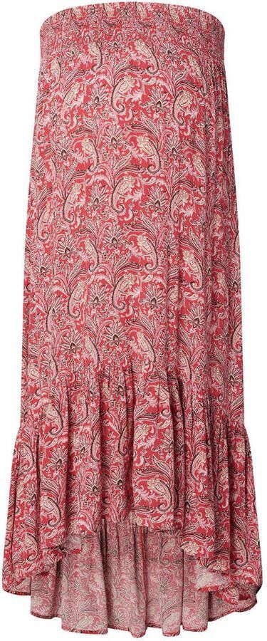 Noppies zwangerschapsrok Encanto met all over print en ruches rood Dames Viscose XXL