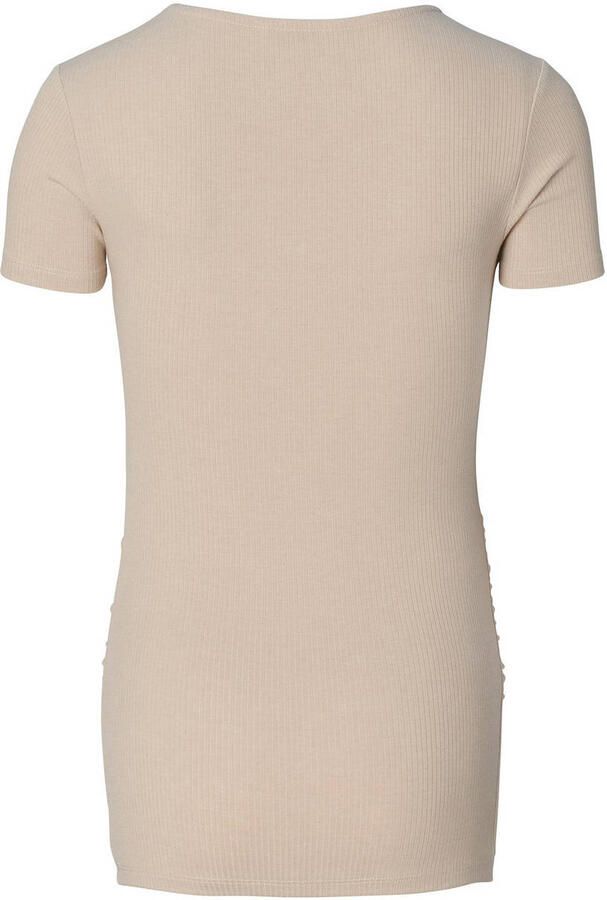 Noppies zwangerschapsshirt Jadie zand Top Beige Dames Polyester V-hals XXL