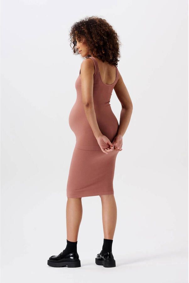 Noppies naadloze zwangerschapstanktop Sama oudroze Singlet Dames Polyamide Ronde hals XL XXL - Foto 2