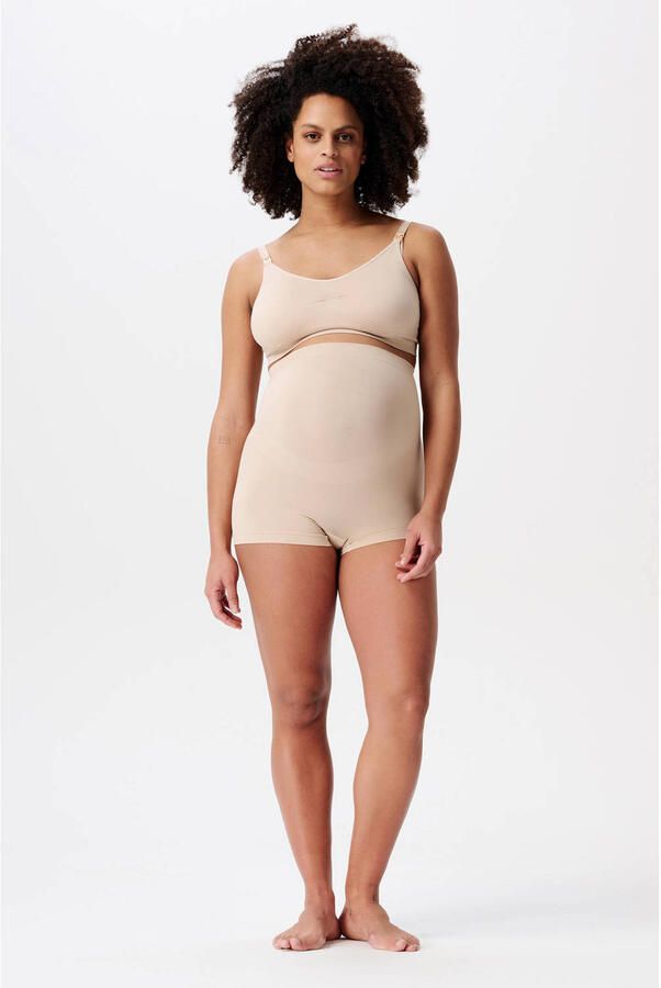 Noppies naadloze zwangerschapsshort Laila beige