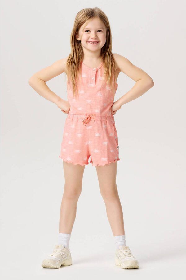 Noppies playsuit Eski met all over print roze Meisjes Katoen Ronde hals 104