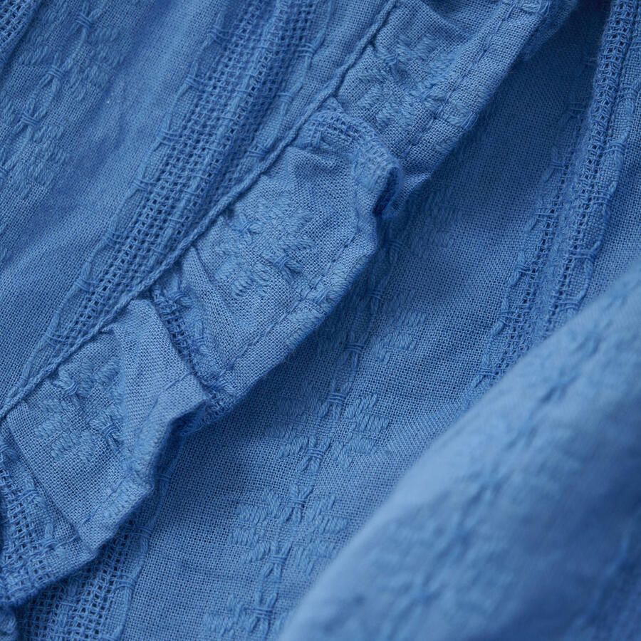 DAILY7 Meisjes Broeken Short Structured Blauw