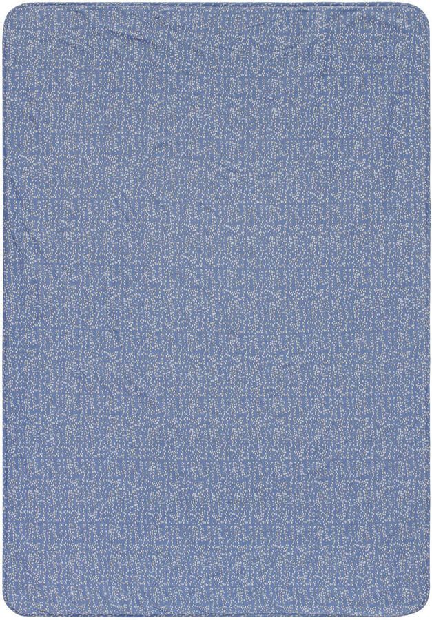 Noppies Teddy Fancy Dot reversible ledikantdeken teddy 100x140 cm Colony Blue Babydeken Blauw - Foto 2