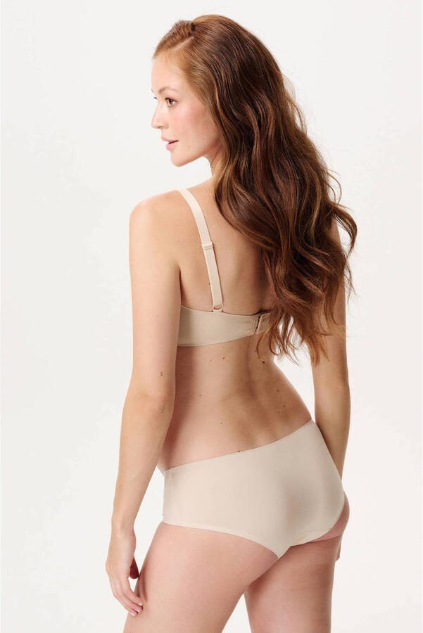 Noppies naadloze voedingsbh lichtbeige Dames Polyamide Effen B75