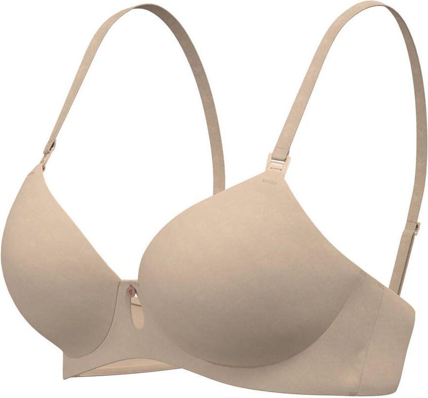 Noppies voorgevormde voedingsbh Honolulu beige Dames Polyamide Effen G90