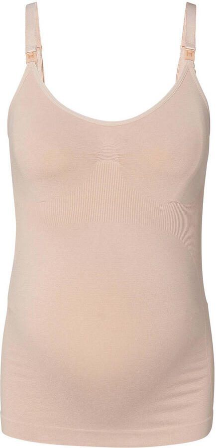 Noppies zwangerschaps- en voedingshemd Evi beige