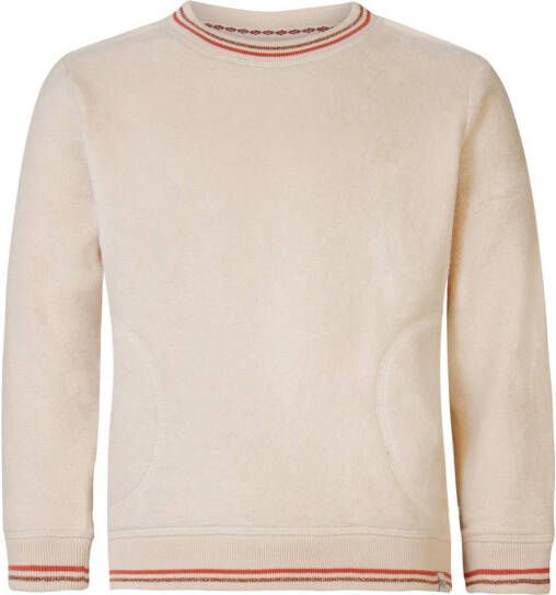Noppies sweater Alloway beige rood Meerkleurig 104
