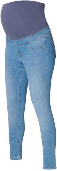 Noppies zwangerschaps skinny jeans mid blue denim Blauw Dames Stretchdenim 26