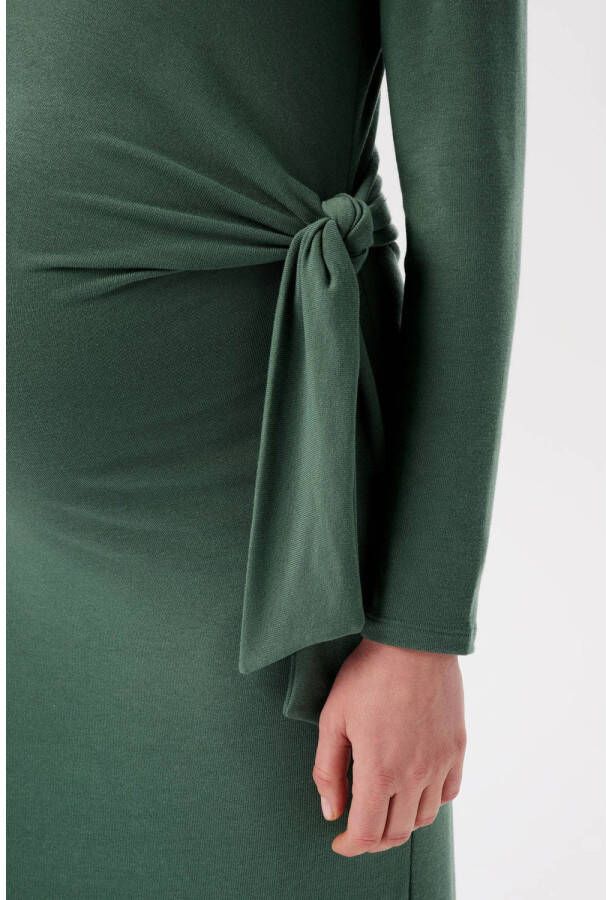 Noppies zwangerschapsjurk Frisco groen Dames Polyester Ronde hals Effen XL