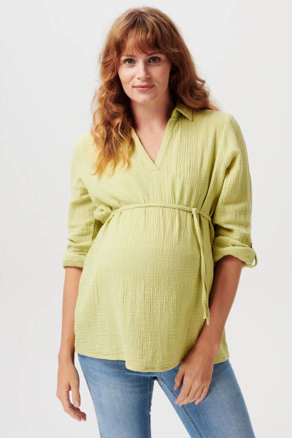 Noppies zwangerschapstop Bima groen