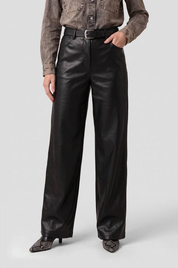 Notre-v Zwarte Elegante Broek Black Dames