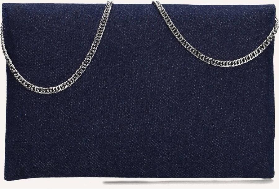 Notre-v Blauwe Elegante Clutch voor Chique Gelegenheden Blue Dames - Foto 3