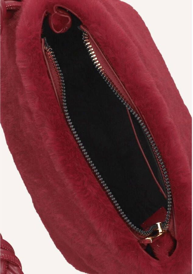 Notre-v Rode Faux Fur Handtas Gawb1-258 Red Dames - Foto 3