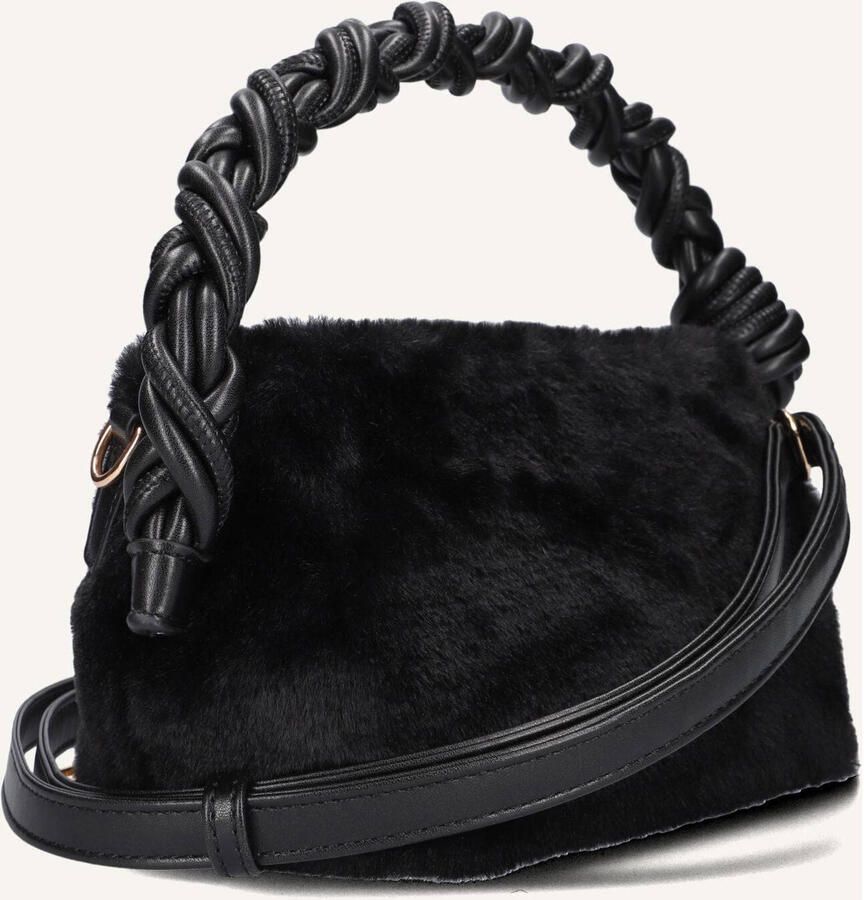 Notre-v Zwarte Faux Fur Schoudertas Black Dames - Foto 2
