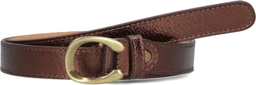 NOTRE-V Dames Riemen Cece Sauvage Metallic Bronskleurig