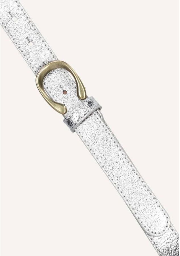 NOTRE-V Dames Riemen Cece Sauvage Metallic Zilverkleurig - Foto 2