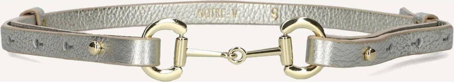 Notre-v Gouden Leren Riem Jadore Yellow Dames