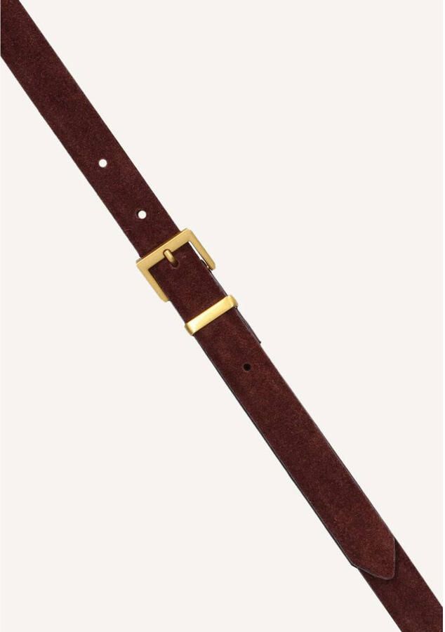 NOTRE-V Dames Riemen Tulia Suede Bordeaux - Foto 2