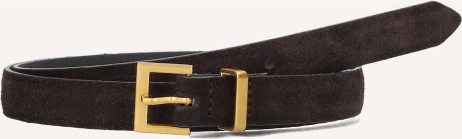 NOTRE-V Dames Riemen Tulia Suede Bruin