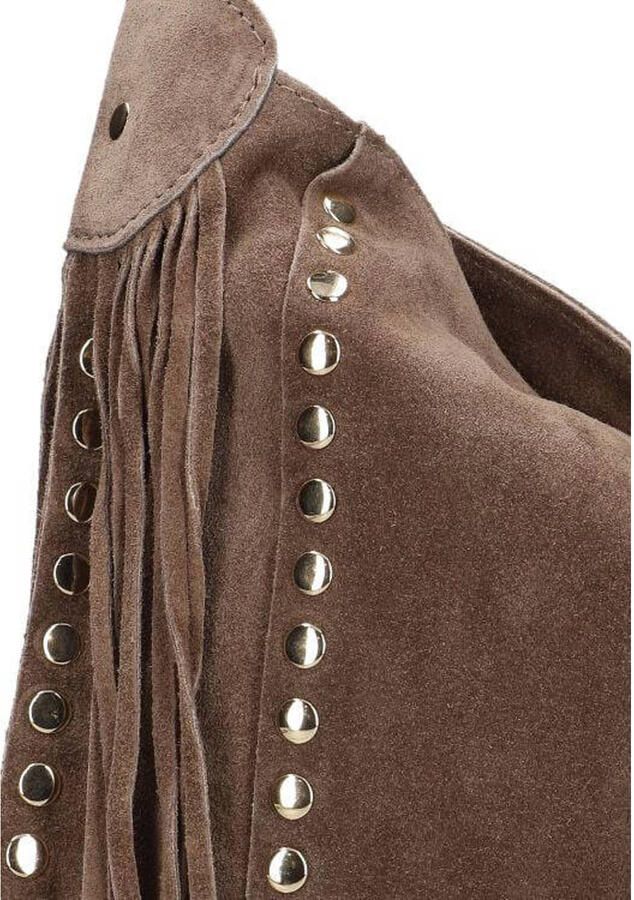 Notre-V Schoudertassen Coacha Suede Taupe One size - Foto 2