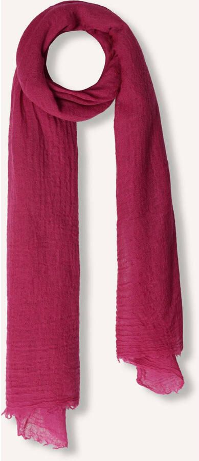Notre-v Roze Wol Sjaal Pink Dames