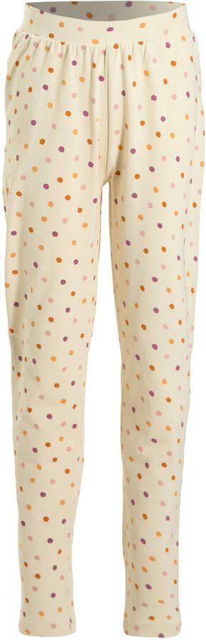 NOUS Kids pyjama beige paars oranje - Foto 2