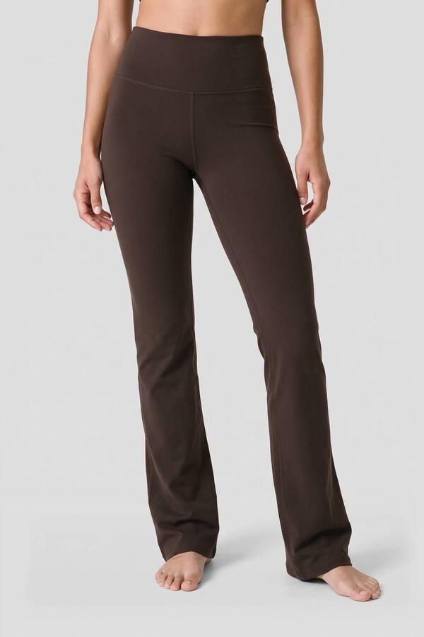 NUA flared sportlegging donkerbruin