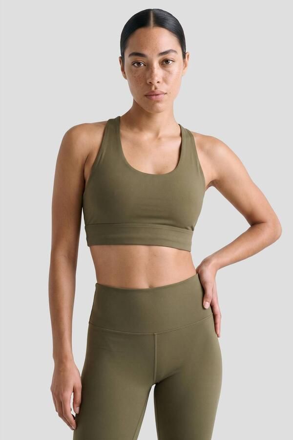 NUA sporttop olijfgroen