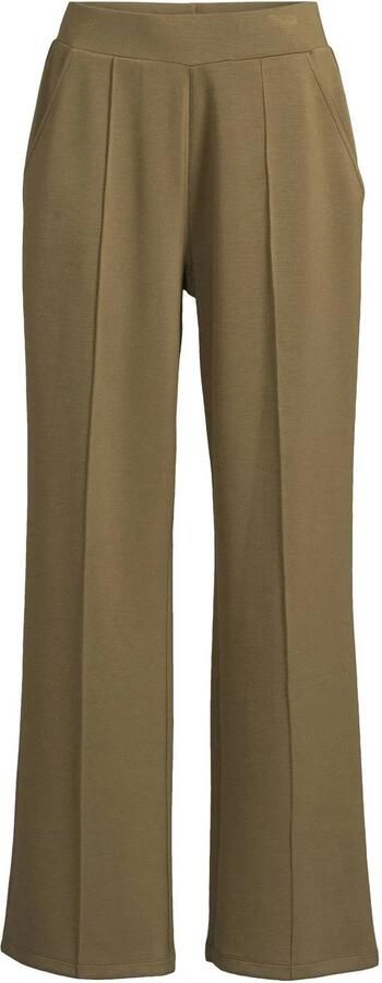 NUA supersoft wide leg loungebroek olijfgroen - Foto 2