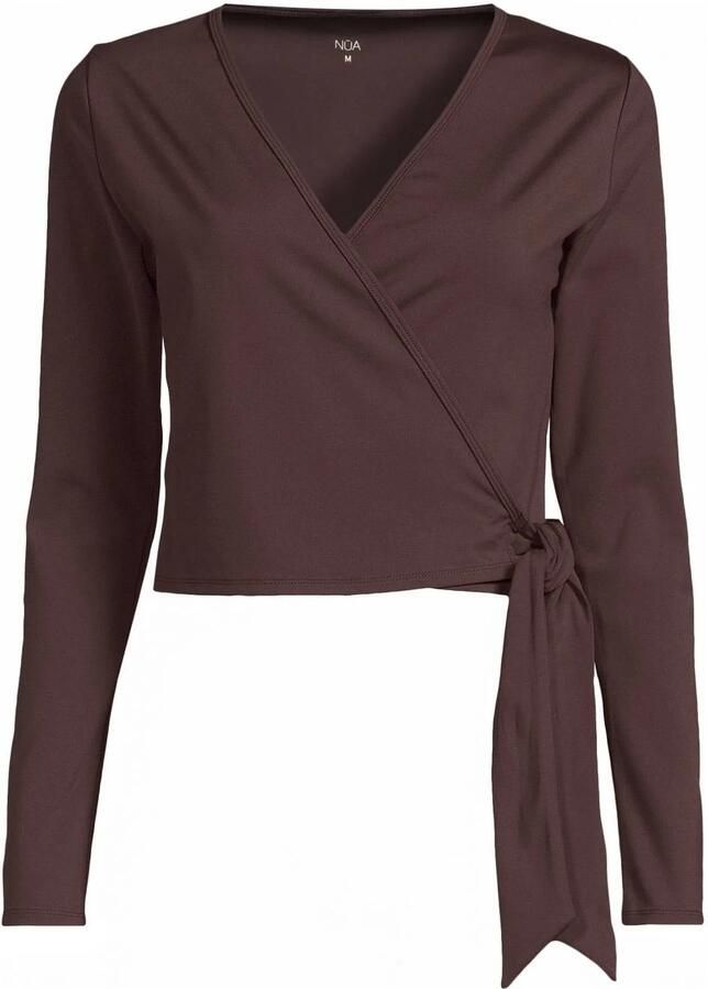 NUA wikkel sporttop aubergine - Foto 2