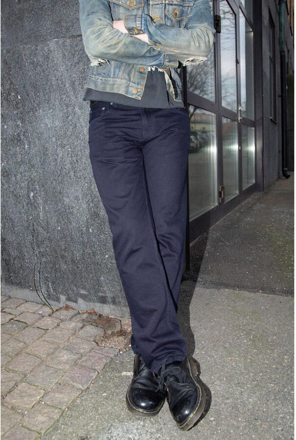 Nudie Jeans Gritty Jackson regular fit jeans donkerblauw - Foto 3