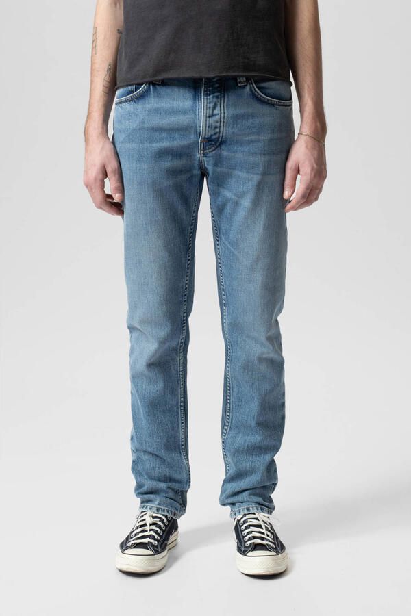 Nudie Jeans slim fit jeans Solid Ollie worn vintage - Foto 3