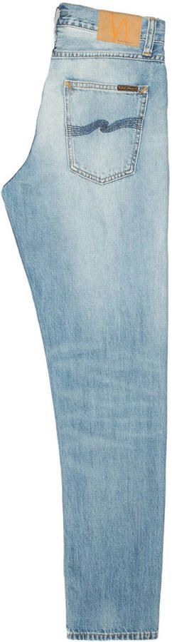 Nudie Jeans Steady Eddie II regular fit jeans light blue denim - Foto 3